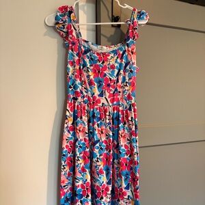 Flower short dress